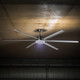 183cm 72-inch Nickel DC Ceiling Fan With Light Remote Control 35W 5 Speed 183cm 72-inch Nickel DC Ceiling Fan With Light Remote Control 35W 5 Speed